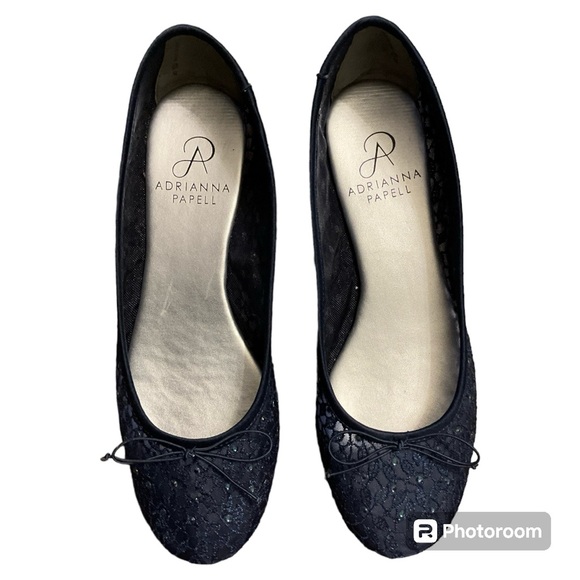 Adrianna Papell Women’s Shirley Closed Toe Slide Flats Size 6M Color Navy Blue - Picture 1 of 8